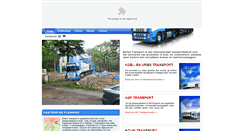 Desktop Screenshot of betten-transport.nl