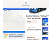 Tablet Screenshot of betten-transport.nl